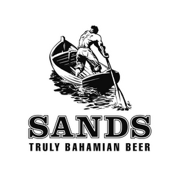 SANDS TRULY BAHAMIAN BEER logo
