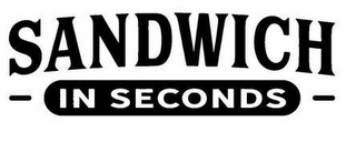 SANDWICH IN SECONDS logo