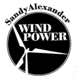 SANDY ALEXANDER WIND POWER logo