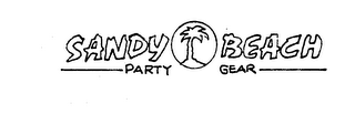 SANDY BEACH PARTY GEAR logo