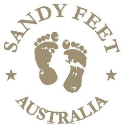 SANDY FEET AUSTRALIA logo