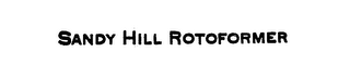 SANDY HILL ROTOFORMER logo