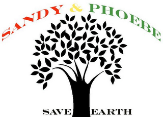 SANDY & PHOEBE SAVE EARTH logo