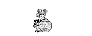 SANDY SAVER DIAL-A-MILE ARRIVE ALIVE logo