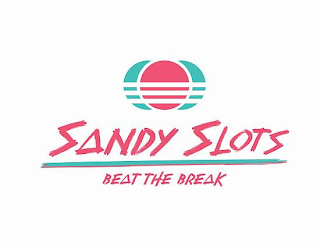 SANDY SLOTS BEAT THE BREAK logo