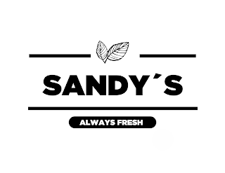 SANDY'S ALWAYS FRESH logo