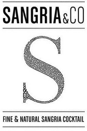SANGRIA & CO S FINE & NATURAL SANGRIA COCKTAIL logo