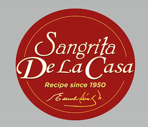 SANGRITA DE LA CASA RECIPE SINCE 1950 logo