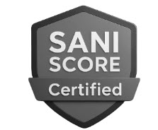 SANI SCORE CERTIFIED logo