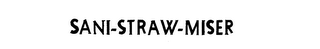 SANI-STRAW-MISER logo
