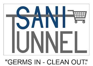 SANI TUNNEL "GERMS IN - CLEAN OUT" logo