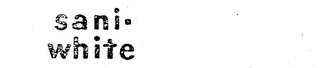 SANI-WHITE logo