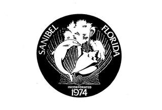 SANIBEL FLORIDA INCORPORATED 1974 logo