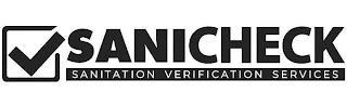 SANICHECK SANITATION VERIFICATION SERVICES logo