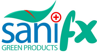 SANIFX GREEN PRODUCTS logo