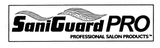 SANIGUARD PRO PROFESSIONAL SALON PRODUCTS logo