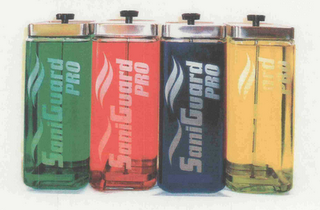 SANIGUARD PRO PROFESSIONAL SALON PRODUCTS logo