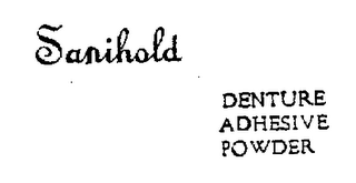 SANIHOLD DENTURE ADHESIVE POWDER logo