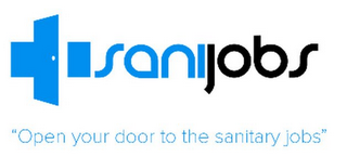 SANIJOBS OPEN YOUR DOOR TO THE SANITARY JOBS logo