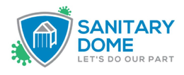 SANITARY DOME LET'S DO OUR PART logo