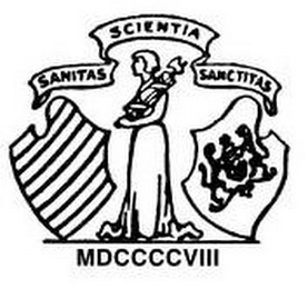 SANITAS SCIENTIA SANCTITAS MDCCCCVIII logo