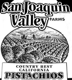 SANJOAQUIN VALLEY FARMS COUNTRY BEST CALIFORNIA PISTACHIOS logo