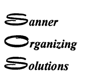 SANNER ORGANIZING SOLUTIONS logo