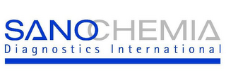 SANOCHEMIA DIAGNOSTICS INTERNATIONAL logo
