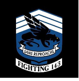 SANS REPROACHE FIGHTING 143 logo