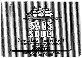 SANS SOUCI MOREITI. logo