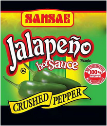 SANSAE JALAPEÑO HOT SAUCE PICANTE CRUSHED PEPPER logo