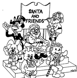 SANTA AND FRIENDS logo