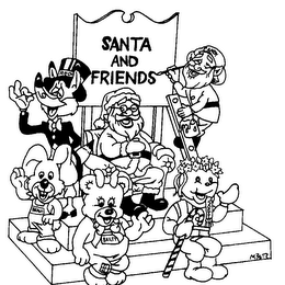SANTA AND FRIENDS REDI CANDY BENJI BAILEY SOFTY logo