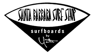 SANTA BARBARA SURF SHOP SURFBOARDS BY YATER logo