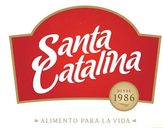 SANTA CATALINA DESDE 1986 ALIMENTO PARA LA VIDA logo