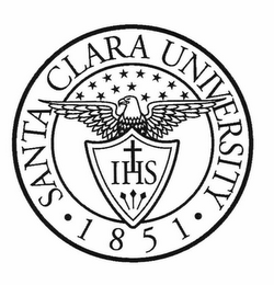 SANTA CLARA UNIVERSITY IHS 1851 logo