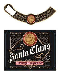 SANTA CLAUS SIDRA GASIFICADA ROSADA TRADICIÓN EN SIDRA logo