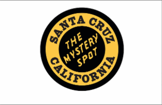 SANTA CRUZ CALIFORNIA THE MYSTERY SPOT logo