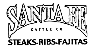 SANTA FE CATTLE CO. STEAKS.RIBS.FAJITAS logo