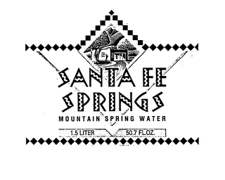 SANTA FE SPRINGS MOUNTAIN SPRING WATER 1.5 LITER 50.7 FL. OZ. logo