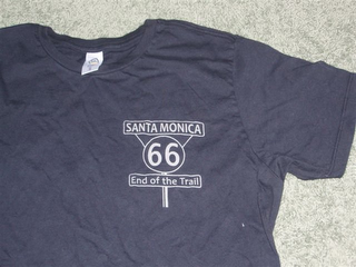 SANTA MONICA 66 END OF THE TRAIL logo