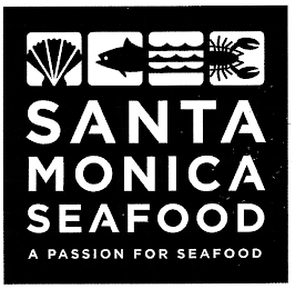 SANTA MONICA SEAFOOD A PASSION FOR SEAFOOD logo