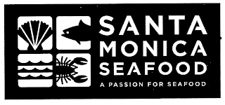 SANTA MONICA SEAFOOD A PASSION FOR SEAFOOD logo