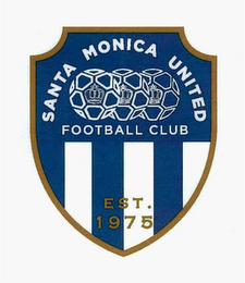SANTA MONICA UNITED FOOTBALL CLUB EST. 1975 logo