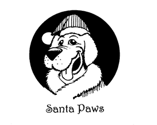 SANTA PAWS logo