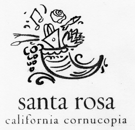 SANTA ROSA CALIFORNIA CORNUCOPIA logo