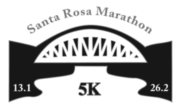 SANTA ROSA MARATHON 13.1 5K 26.2 logo