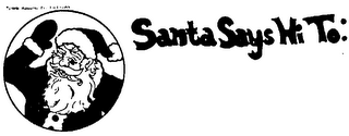 SANTA SAYS HI TO: logo
