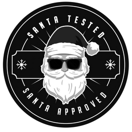 SANTA TESTED SANTA APPROVED logo