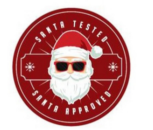 SANTA TESTED SANTA APPROVED logo